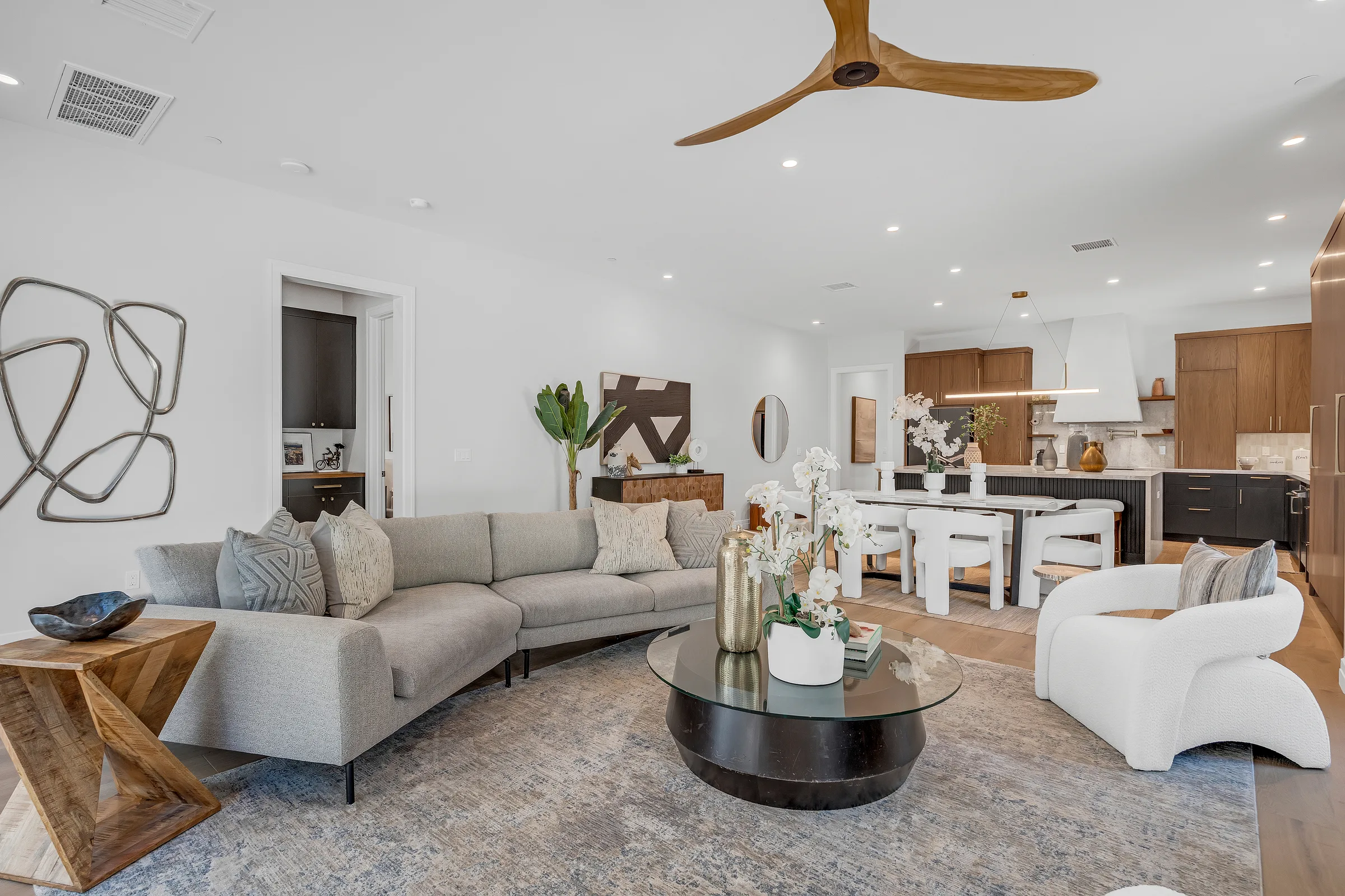 Staged interior at 888 Oakglade