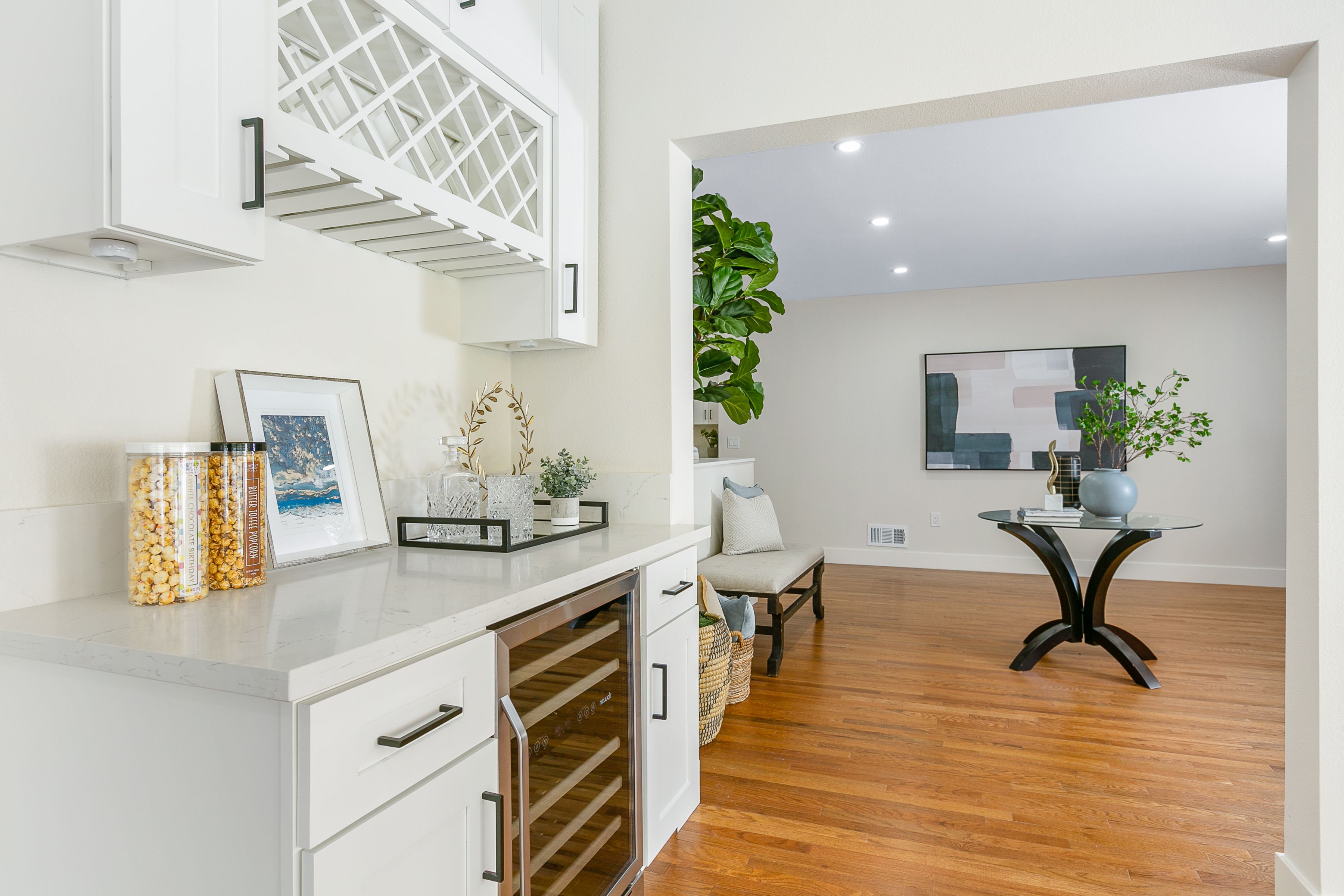 Staged butler's pantry — home staging, Greater Los Angeles